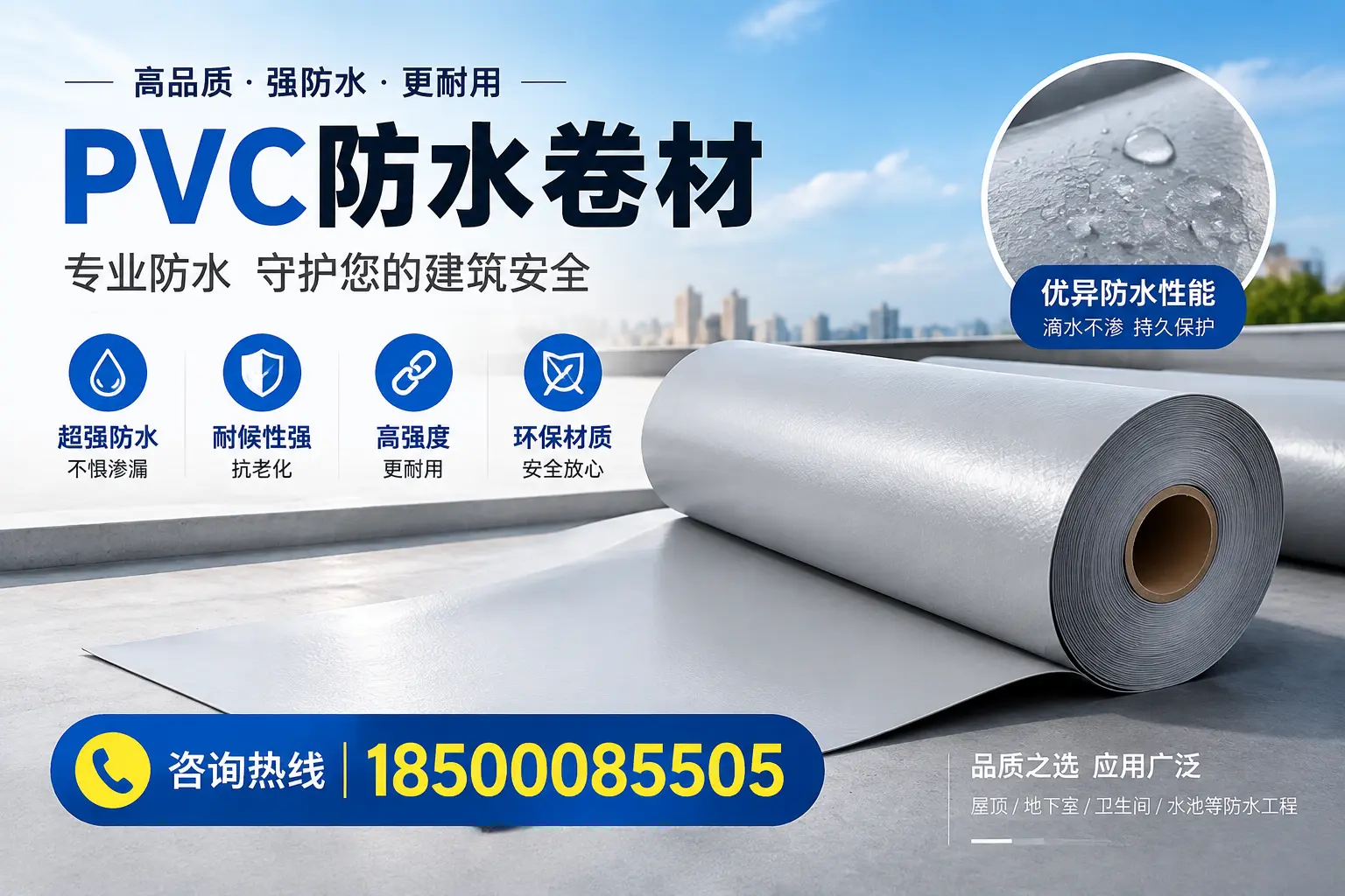 济源地区pvc防水卷材的市场现状与发展趋势